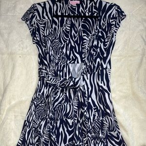 Lilly Pulitzer Zebra Wrap Dress